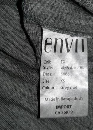 Эксклюзив платье из шерсти мериноса 100% от датского бренда envii3 фото