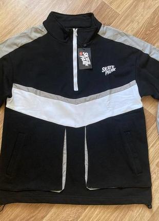 Мужской хайповый свитшот олимпийка. кофта skatepark