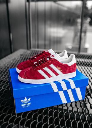 Кросівки adidas gazelle “red” кроссовки