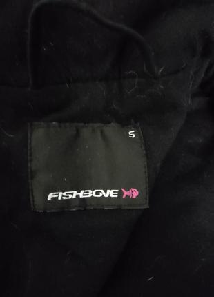 Весенняя курточка темно-сиреневая в клетку на пуговицах с капюшоном fishbone2 фото