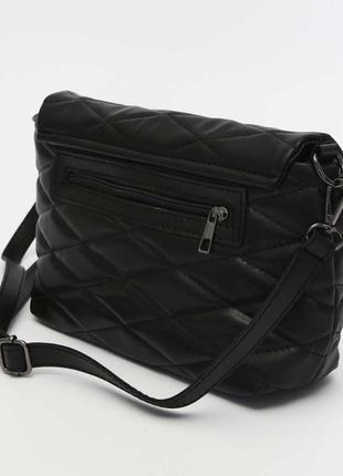 Женская сумка «шарлотта» черная5 фото