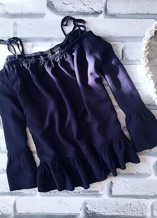 Роскошный топ с рюшами и открытыми плечами atmosphere
