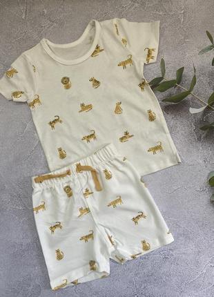 Годовой наборчик george 9-12, футболка и шорты 74-80, next, hm, h&amp;m, lupilu, лето, комплект
