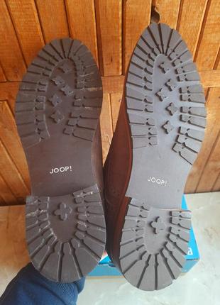 Чоловічі замшеві туфлі joop розмір 42,5-43 28 см німеччина оригінал шкіра5 фото