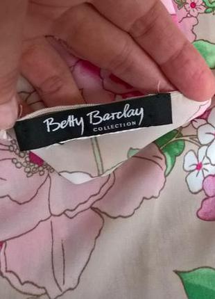 Очень красивая шелковая шаль от betty barclay/розы/цветы/оригинал 100%2 фото