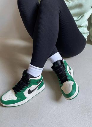 Кросівки 1 retro green  кроссовки