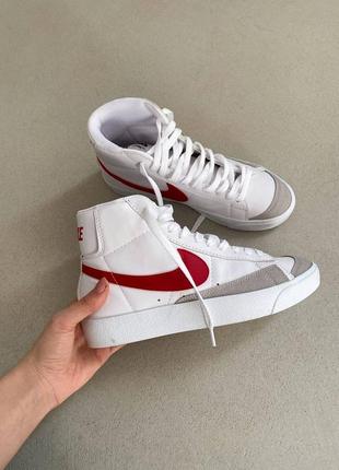 Кросівки blazer mid vintage red кроссовки