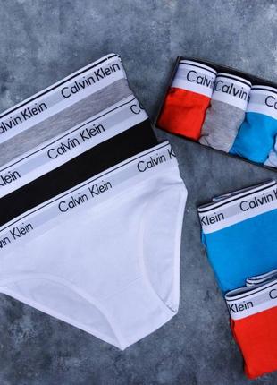 Слипы calvin klein трусы набор 5 штук3 фото