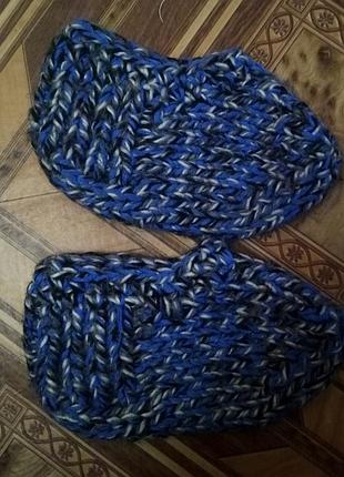 В'язані чуні шкарпетки тапки