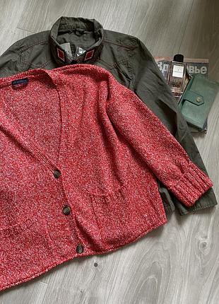 Красный свитер батал marks & spenser