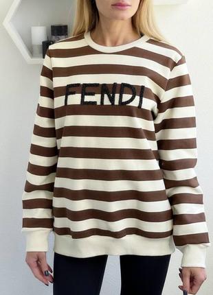 Світшот жіночий брендовий в стилі fendi