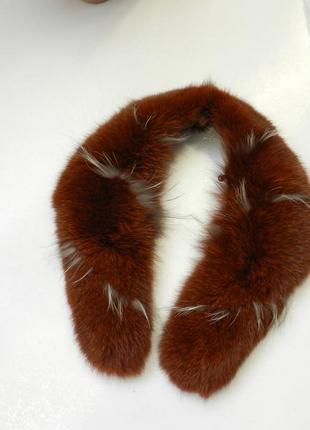 ⛔✅ меховой воротник натуральный мех песца