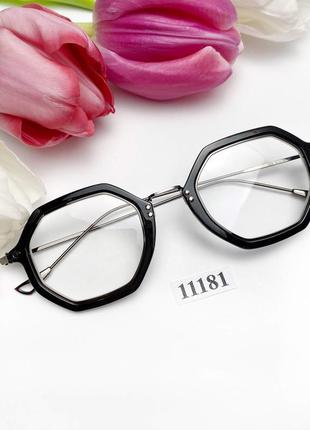 Стильні іміджеві очки к. 111816 фото