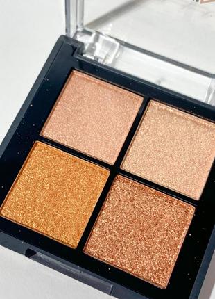 Тени illuminati cosmetics eyeshadow quad  цвет golden rule2 фото