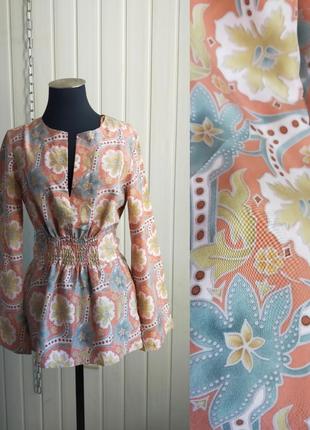 Блуза кимоно 100% шёлк h&m, 36 размер