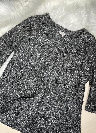 Вовняний кардиган кофта в'язана