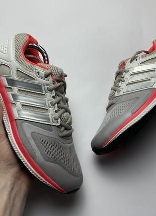 Кросівки adidas сірі кроси адідас оригінал бігові сітка2 фото