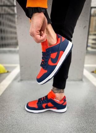 Кросівки nike dunk low cl "utility orange/meteor blue-sail"🔥3 фото