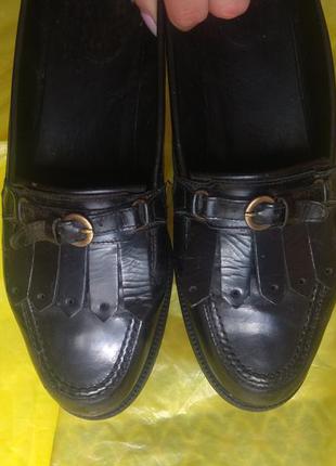 Кожаные итальянские туфли оксфорды