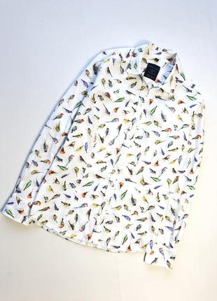 Стильная рубашка с птичками like a bird2 фото