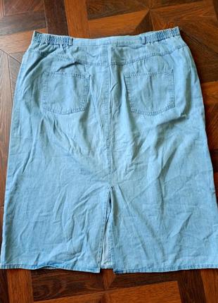 Тонкая юбка на лето, юбка тонкий джинс3 фото