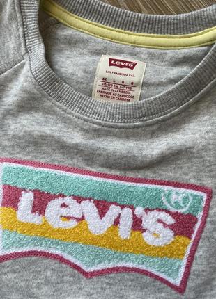 Свитшот кофта на флисе от levi’s3 фото