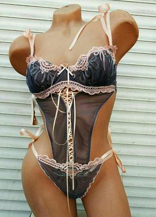 Комбидресс боди jolidon prelude кружевной 75с