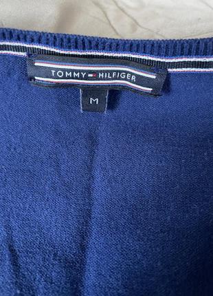 Пуловер синый tommy hilfiger2 фото