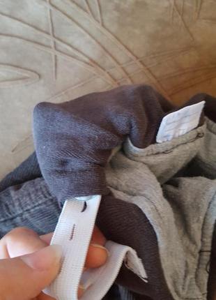 Вельветовые штаны на малыша 3-6 мес6 фото