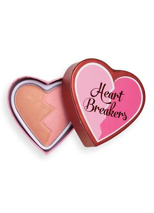 Матовые румяна i heart revolution heartbreakers matte blush