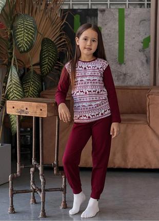 Піжама для дівчинки олені 0277