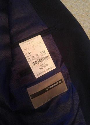 Костюм giovanni fabroni, размер 44 eur, 100 шерсть