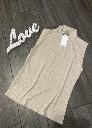 Футболка водолазка с коротким рукавом