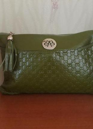 Зелена сумка long son