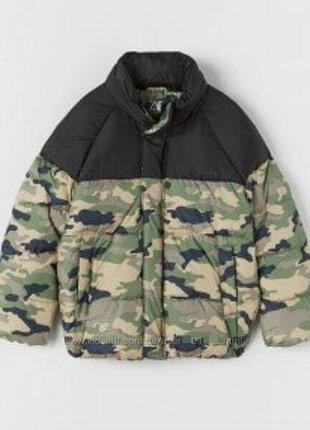 Крутая куртка пуховик демисезоная. демиснзон. zara. зара. оригинал