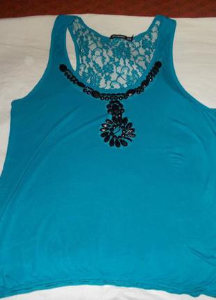 Майка с кружевной спиной atmosphere