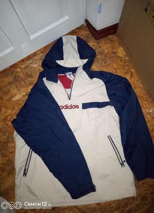 Куртка ветровка винтаж adidas
