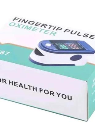 Портативный пульсометр оксиметр на палец pulse oximeter lk87 bf6 фото