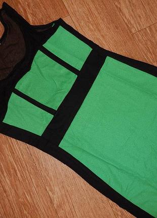 Бандажное эффектное мини-платье