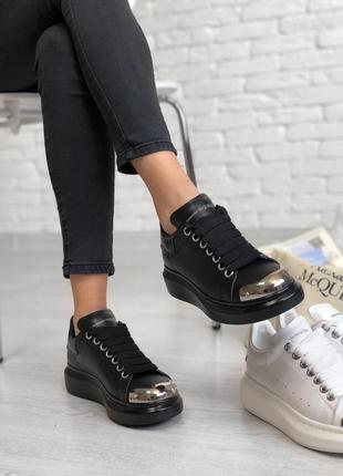 Кроссовки женские mcqueen leather