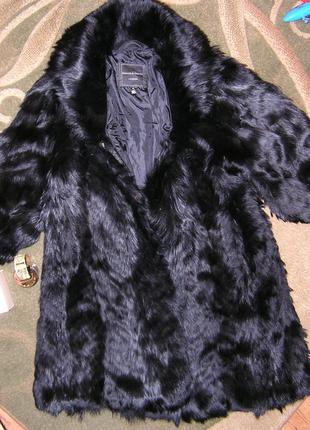 Шуба полушубок пальто мех лиса3 фото