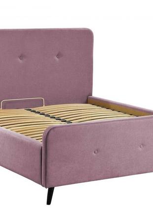 Кровать двуспальная richman мишель vip wood 180 х 200 см fibril 24 с дополнительной металлической