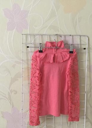 Трикотажная блуза для девочек