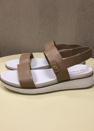 Женские босоножки cole haan, кожа, оригинал, новые, размер 39.2 фото