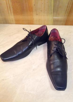 Туфли мужские кожаные фирмы "next" р.10(44) стелька 29см