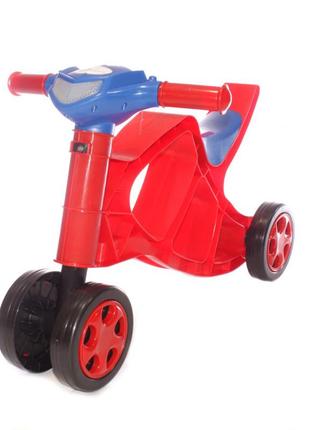 Детский беговел ролоцикл минибайк мотоцикл пластиковый музыкальный 0137/01