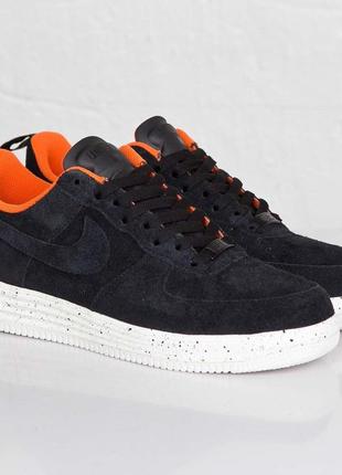 Undefeated x nike lunar force 1 low кожаные (замша) кроссовки р. 39 ор