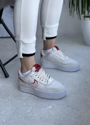 Кроссовки nike air force 1 low shadow phantom beige