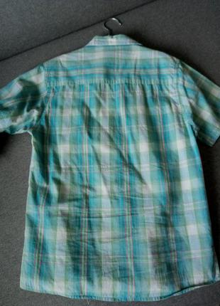Рубашка на хлопчика з коротким рукавом3 фото