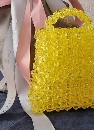 Сумка из бусин сумочка из бусин ручной работы